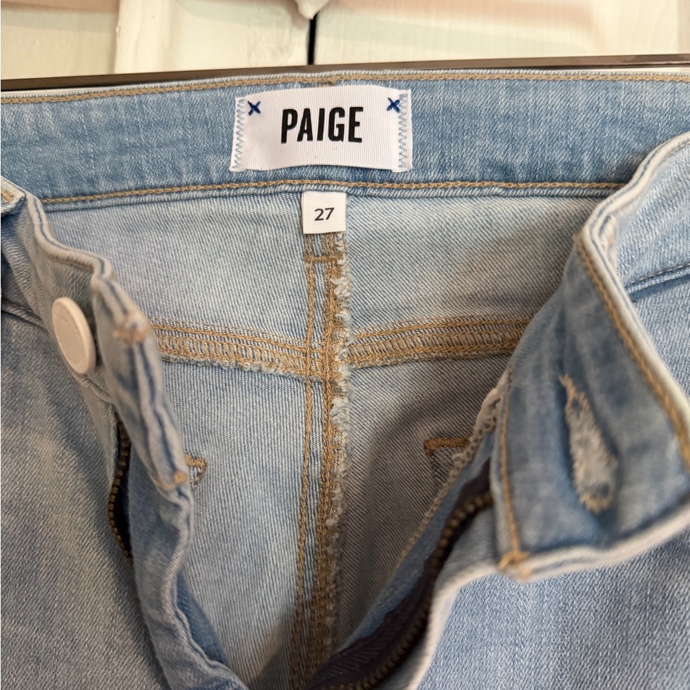 PAIGE Light Blue High-Rise Women's Jeans